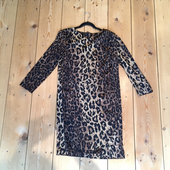 Vintage Animal Print Dress Size 8 - Picture 1 of 1